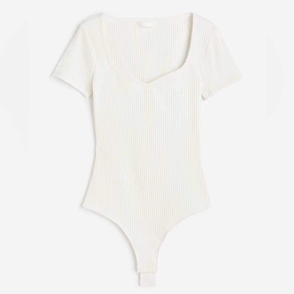 🤠FINAL PRICE NWOT H&M Ribbed Thong Bodysuit